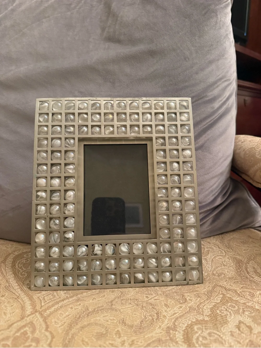 David Howell Kinetic Marble Picture Frame CBS Designs Interactive Photo Frame